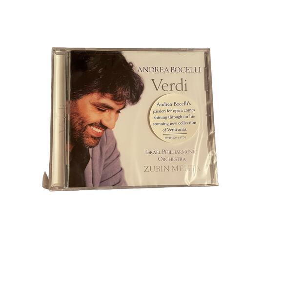 ANDREA BOCELLI CD 
VERDI 2000 Zubin Mehta - Philips 15 tracks new factory-sealed - Picture 1 of 3